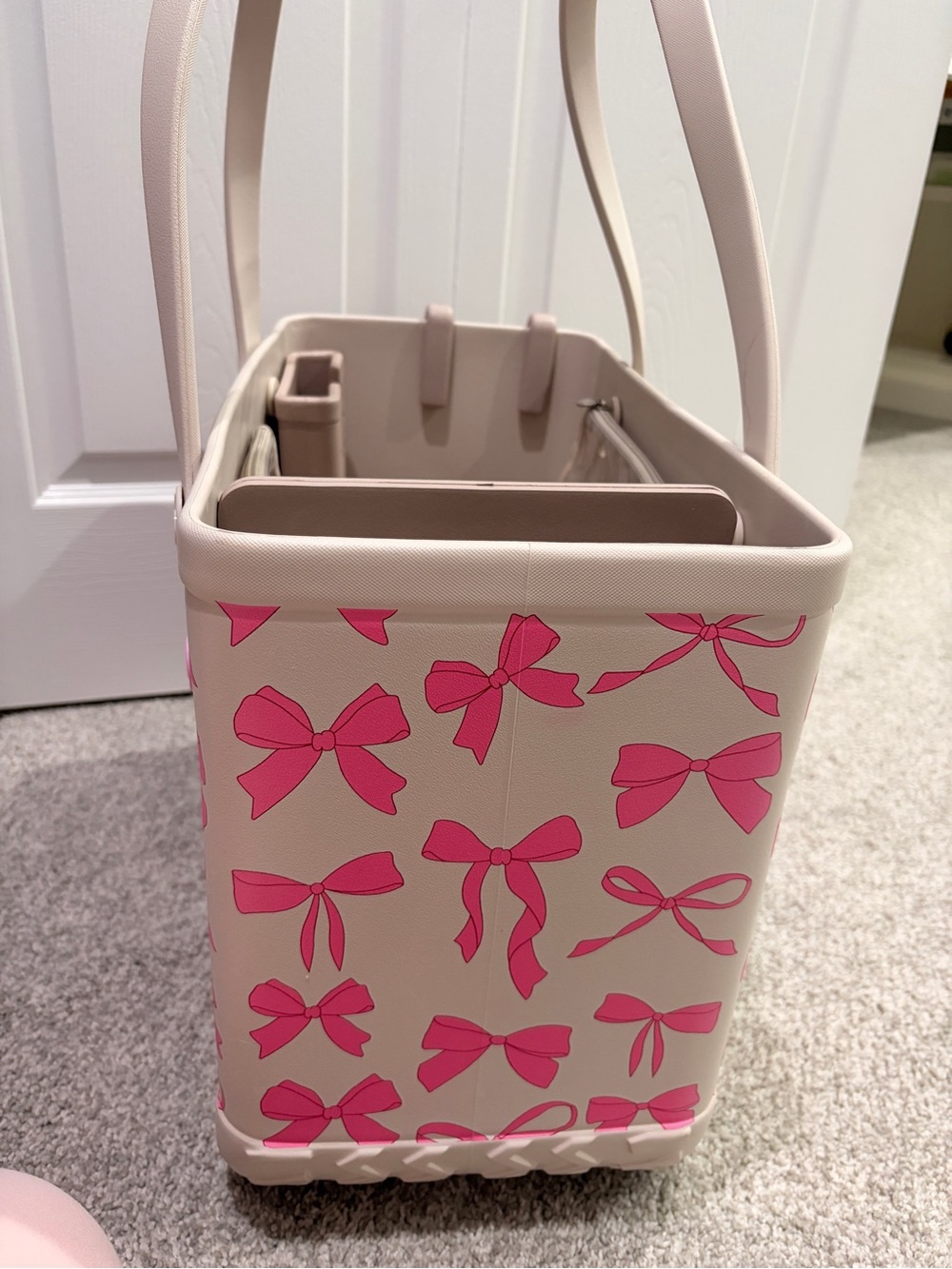 Original Bogg Bag Large Tote - Ribbon 🎀 Rose - Picture 14 of 16